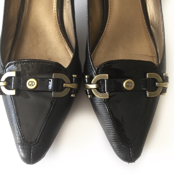 JOAN&DAVID CIRCA LUXE BLACK LEATHER 6.5 M - Picture 3 of 8